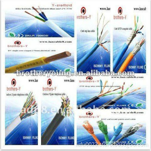 FTP cat5e network cable Tri-shield cable